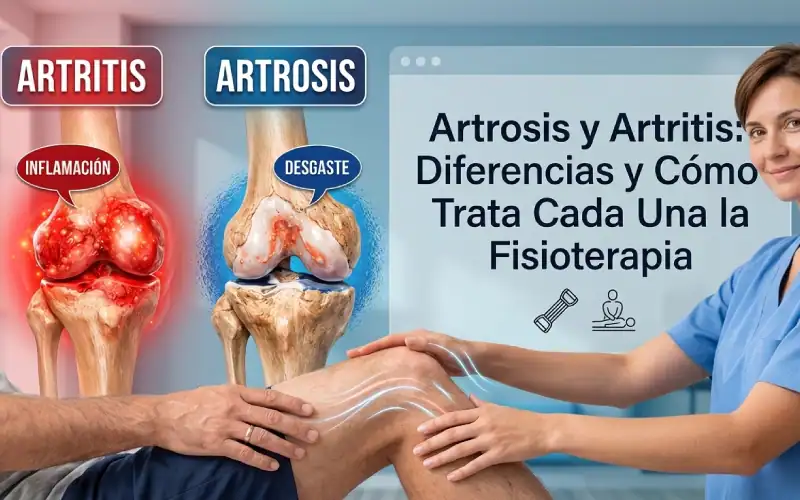 Artrosis vs. Artritis: diferencias y cómo trata cada una la fisioterapia